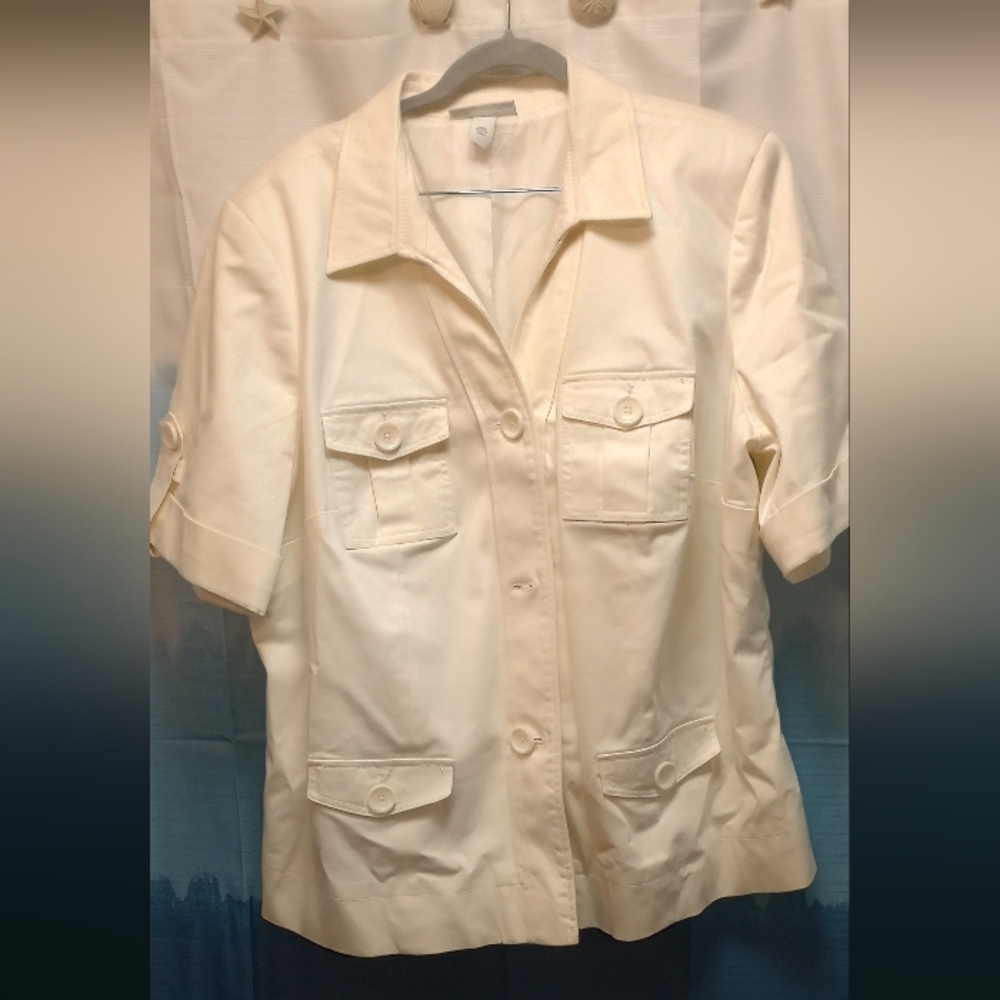 Dressbarn Short Sleeve Blazer, Size 20